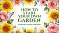 A step-by-step guide to start your own garden